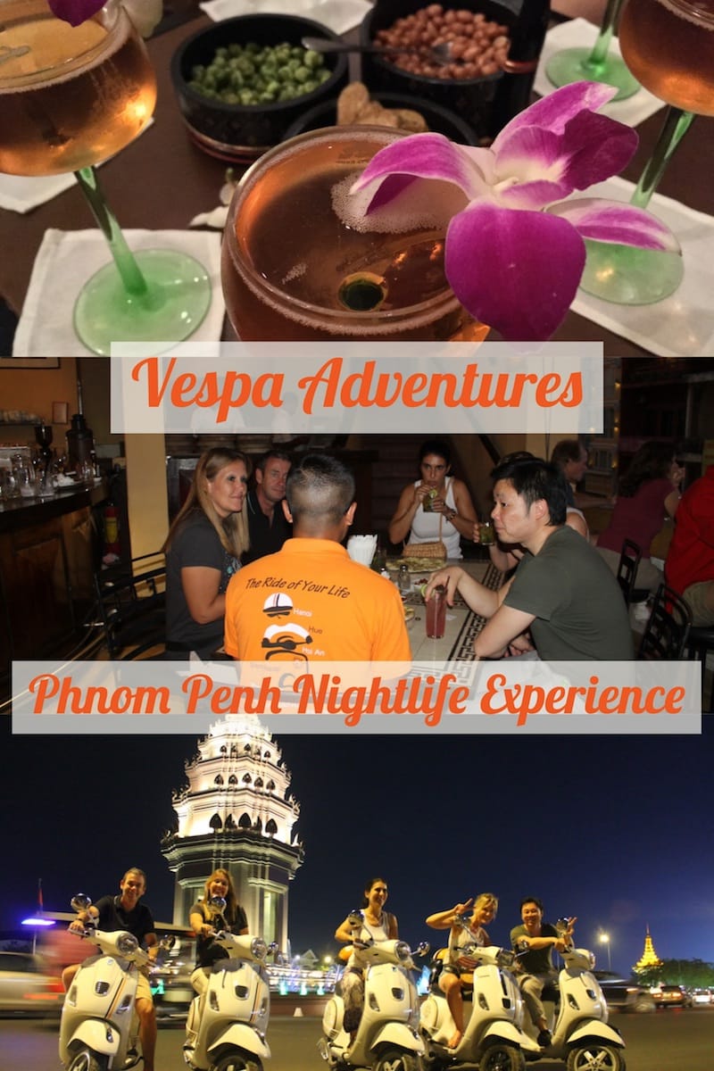 Vespa Adventures Phnom Penh After Dark tour