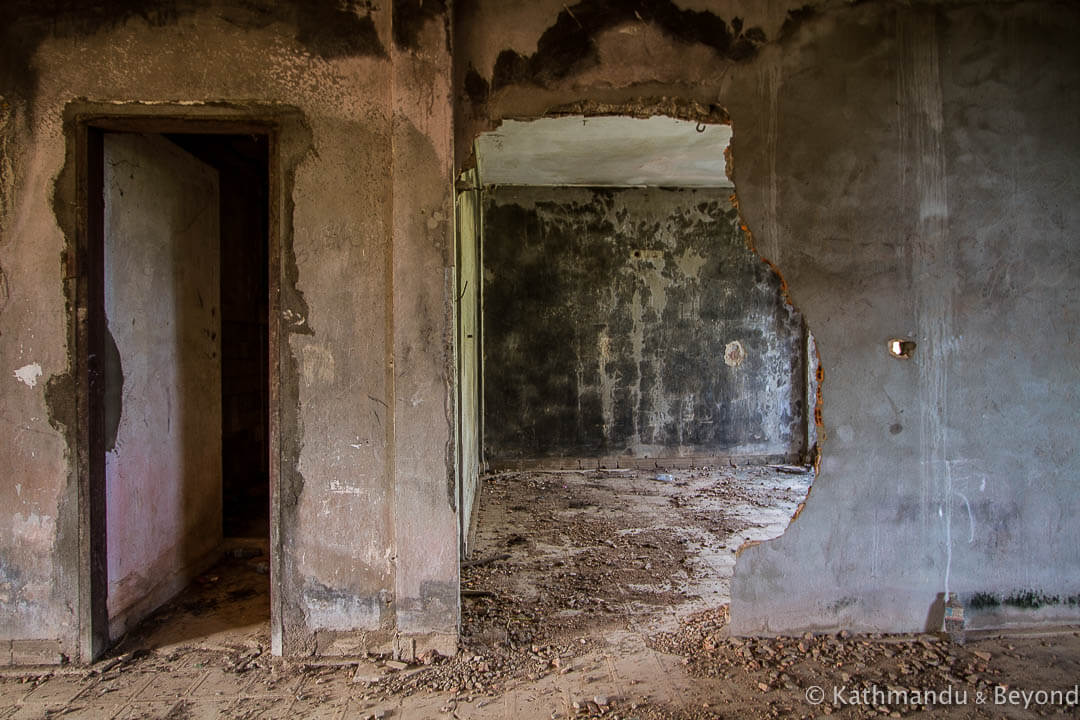 Former military housing Kompong Chhnang Cambodia-10