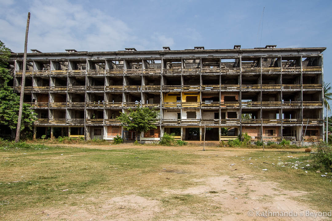 Former military housing Kompong Chhnang Cambodia