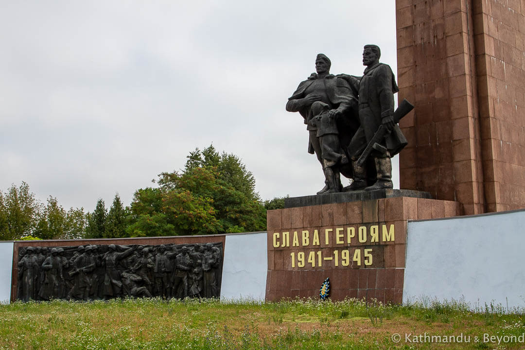 Glory Hill Memorial Park in Rivne, Ukraine | War memorial | Soviet monument | former USSR