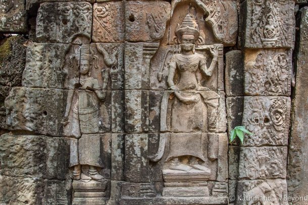 The Cambodian temple of Preah Khan Kompong Svay (Prasat Bakan)