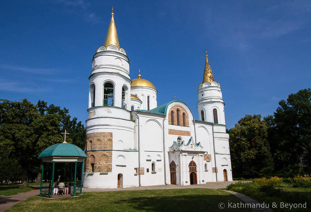 Things to see in Chernihiv - Spaso-Preobrazhensky Cathedral (The Saviour-Transfiguration Cathedral) Dytynets Chernihiv Ukraine