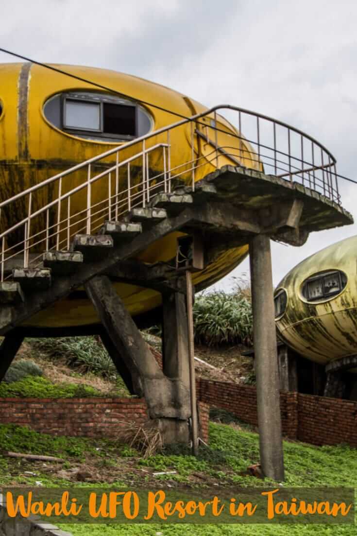 The abandoned UFO Village at Wanli in Taiwan #travel #taiwan #wanli #abandonedplaces #URBEX #futuro