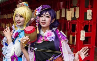 Cosplay Girls in the Taiwanese city of Tainan