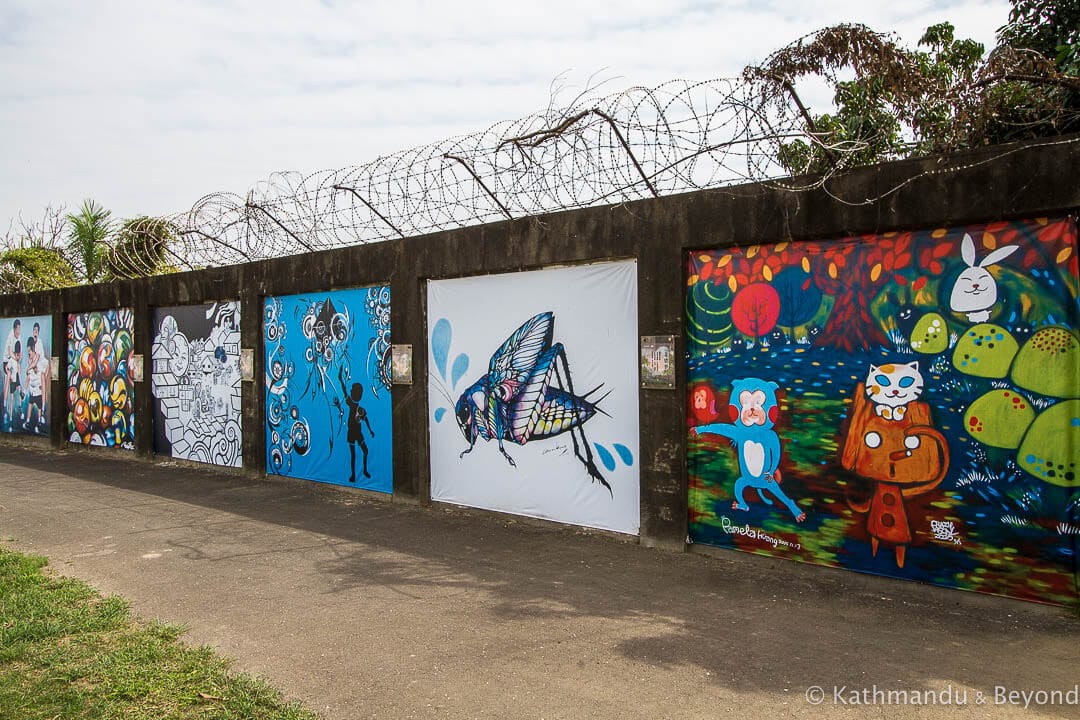 Street Art at the Former Japanese Navy Fongshan Communication Centre in Kaohsiung, Taiwan