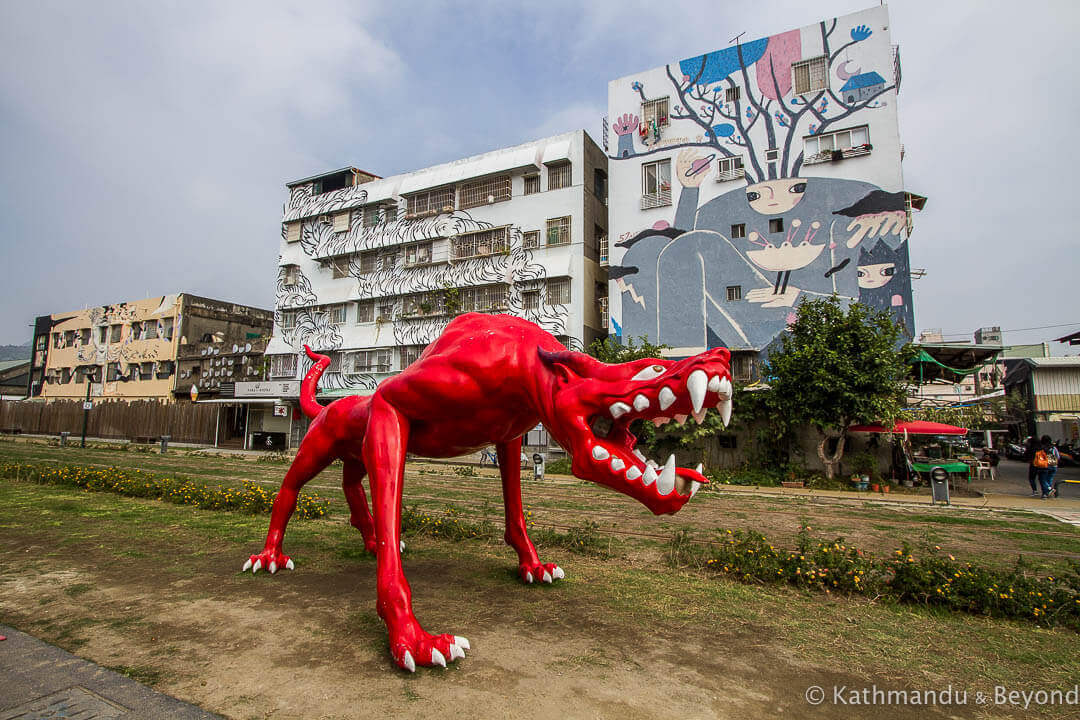 Street Art at Pier 2 Art District Kaohsiung, Taiwan