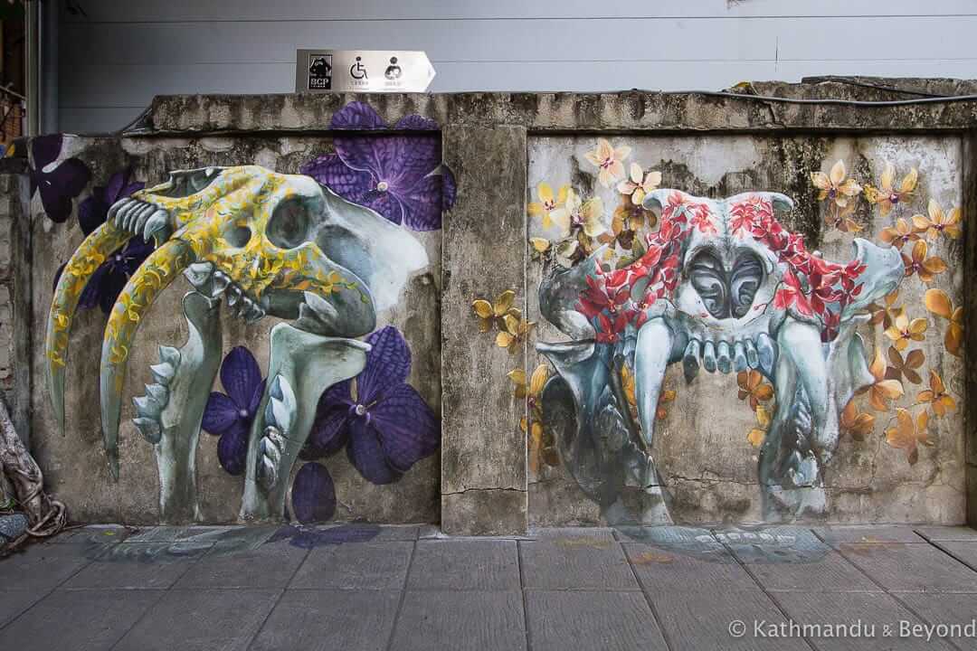 Street Art at the Blueprint Cultural and Creative Park Tainan Taiwan