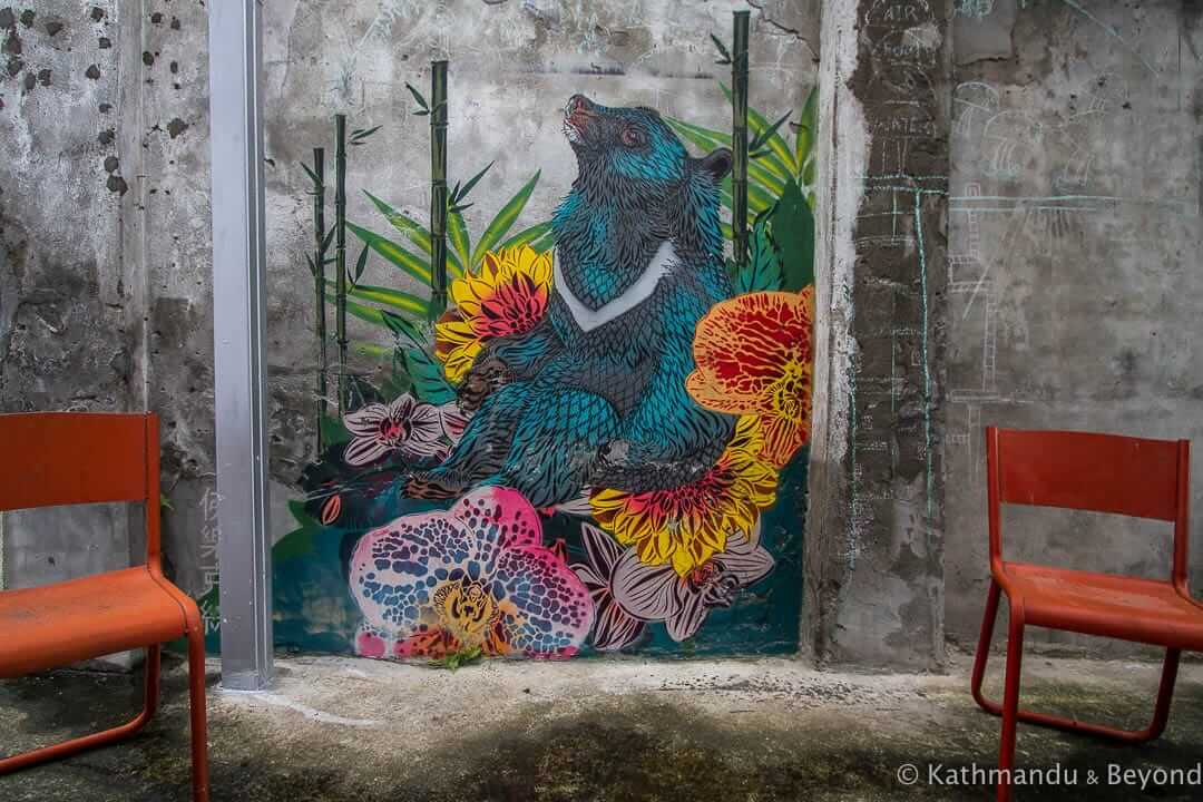 Street Art at Treasure Hill Taipei Taiwan