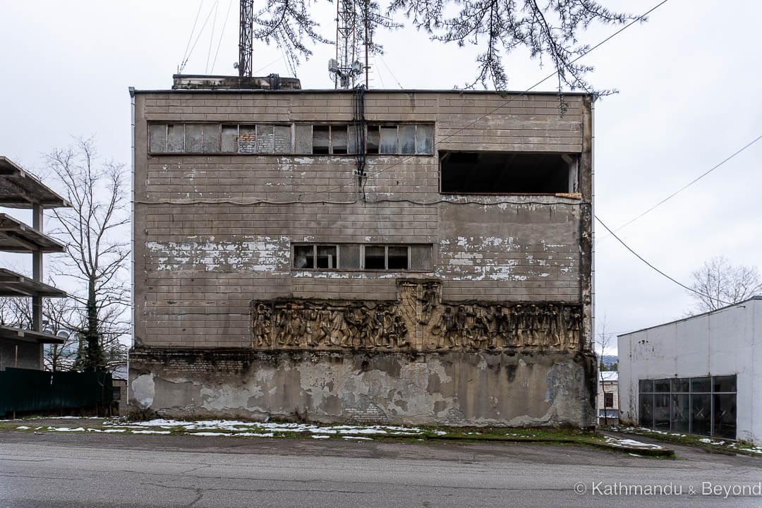 Former Georgian Post depot Tskaltubo Georgia-6