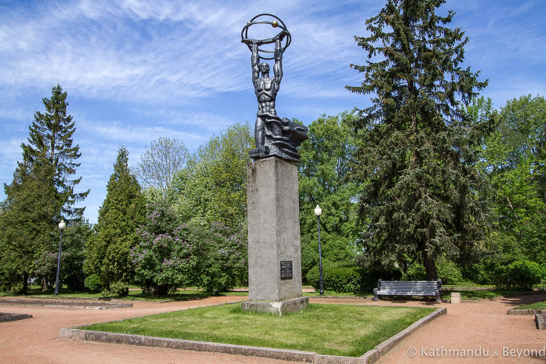 Monument to Atomic Power Sillamae Estonia-2