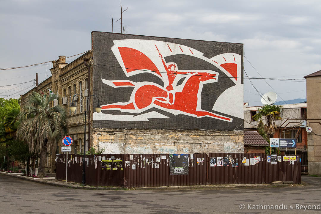 'Brigantina' Mosaic (‘Red Rider’) in Sukhumi, Abkhazia | Mosaic | Soviet artwork | former USSR