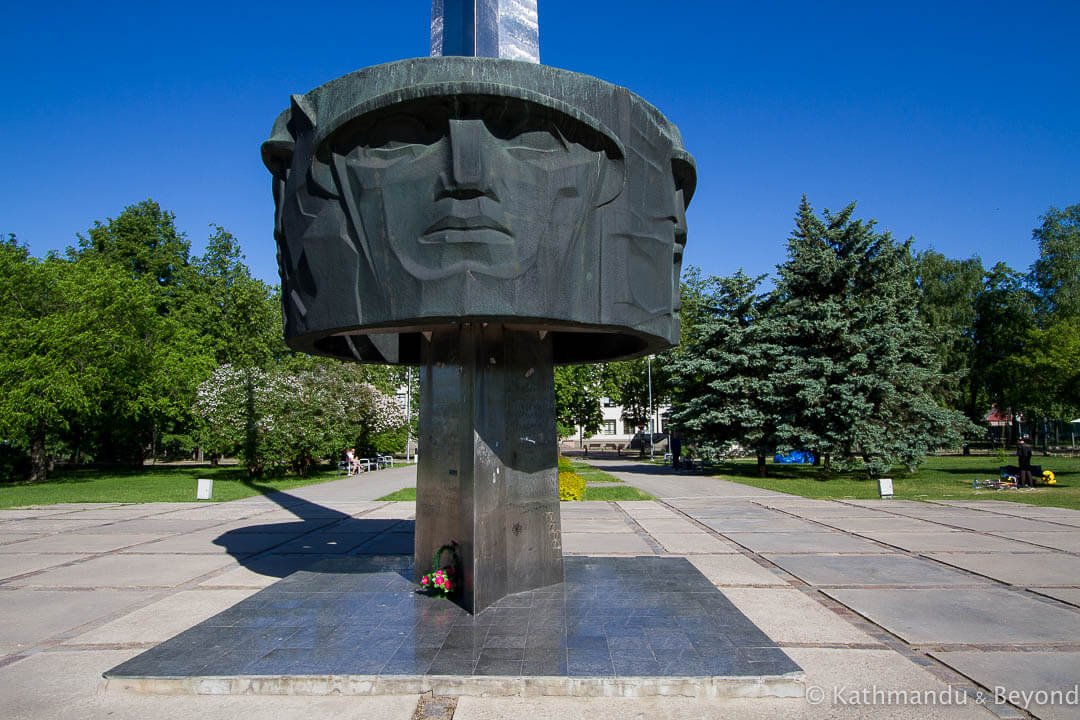 Memorial to the Great Patriotic War (World War II Memorial) in Daugavpils, Latvia | War memorial | Soviet memorial | former USSR