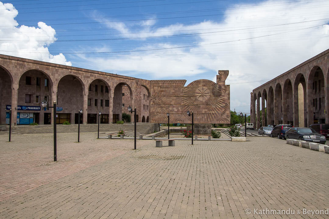 Central Square Spitak Armenia-3