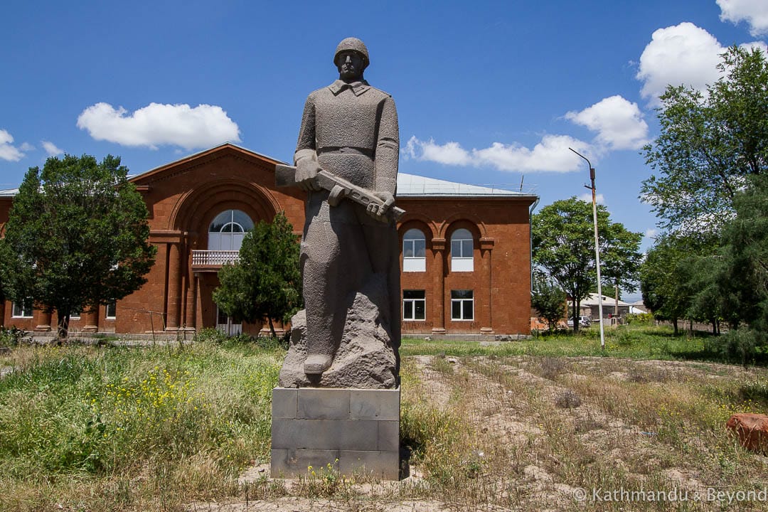 Monument to Victims of the Great Patriotic War (World War II Memorial) in Sardarapat, Armenia | War memorial | Soviet monument | former USSR