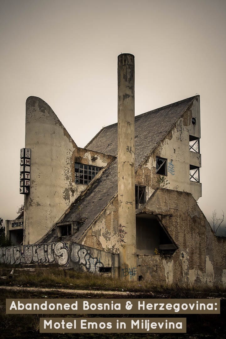 Abandoned Bosnia & Herzegovina - Motel Emos in Miljevina #Balkans #travel #abandonedplaces