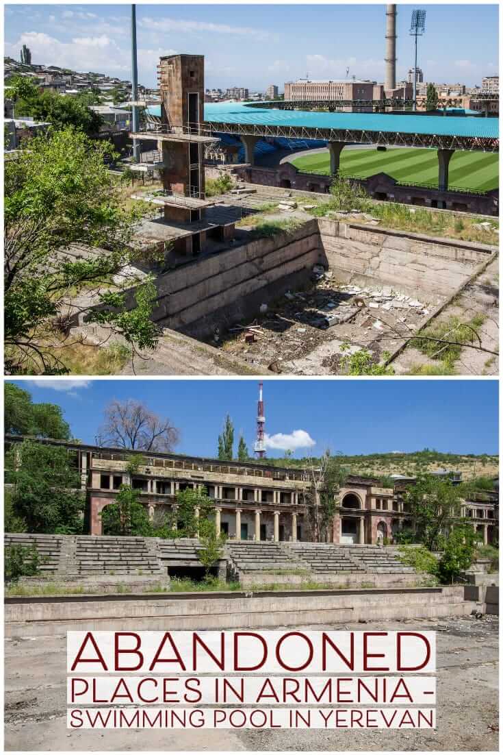 Abandoned Armenia - A Former Swimming Pool in Yerevan, Armenia #urbex #abadonedplaces #caucasus #travel #urbanexploration