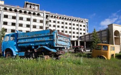 Abandoned Armenia – Unfinished hotel near Lake Sevan