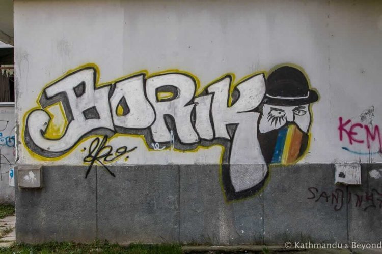 Street Art in Borik, Banja Luka, Bosnia and Herzegovina