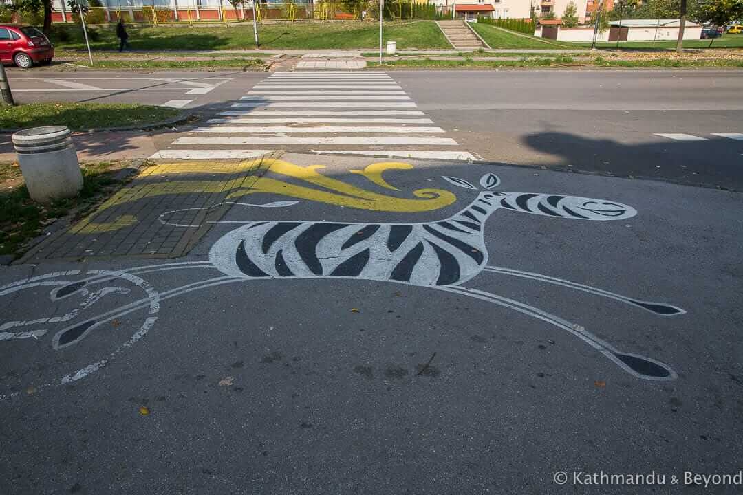 Street Art in Borik, Banja Luka, Bosnia and Herzegovina