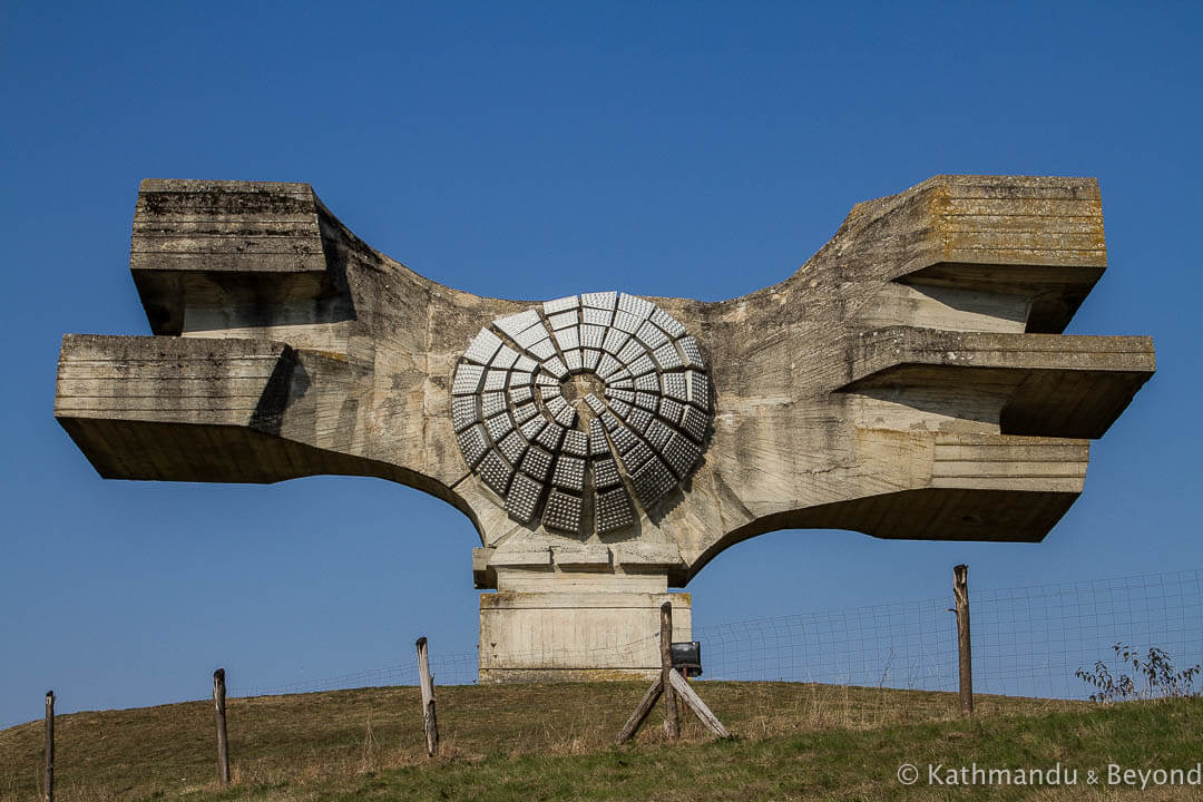 Monument to the Revolution of the People of Moslavina Podgaric Croatia-16