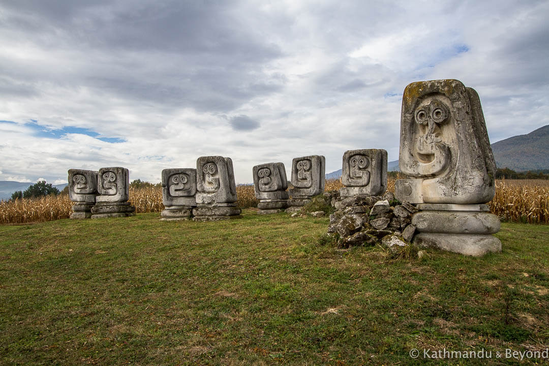 Necropolis for the Victims of Fascism (Monument on Smrike) in Novi Travnik, Bosnia & Herzegovina | Spomenik | Socialist monument | former Yugoslavia