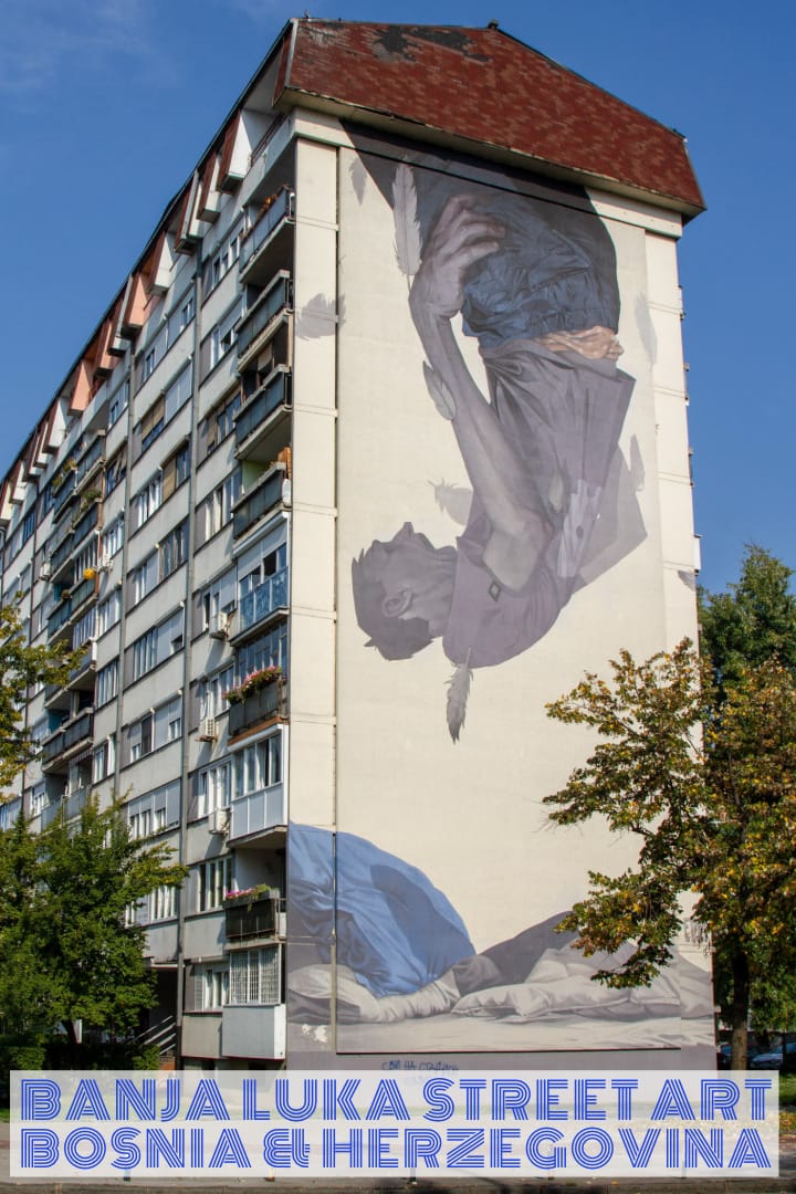 Street Art in Banja Luka, Bosnia & Herzegovina #streetart #travel #balkans #bosnia #murals #europe