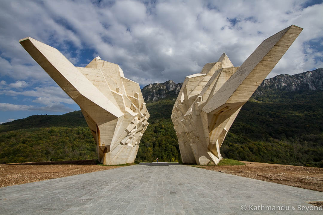 The Battle of Sutjeska Memorial Monument Complex in the Valley of Heroes Tjentiste Sutjeska National Park Bosnia and Herzegovina-3