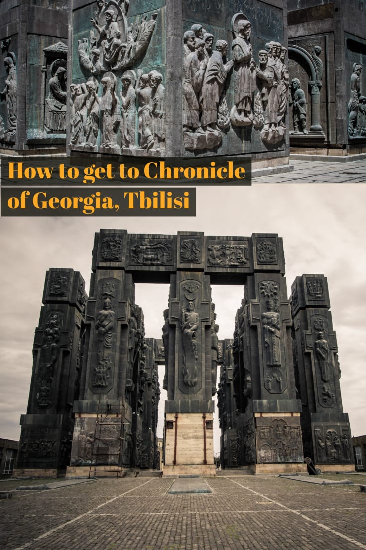Visiting the Chronicle of #Georgia in #Tbilisi #travel #caucasus #monument #alternativetravel #offthebeatenpath