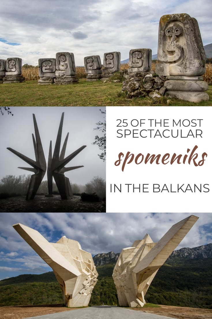 25 of the most spectacular #spomeniks in the Balkans - epic monuments of the former Yugoslavia #spomenik #balkans #monuments #memorial #travel #architecture #formeryugoslavia #tito #concrete #monument #brutalism