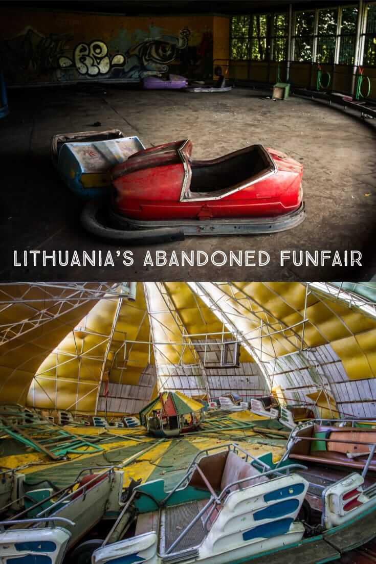 Abandoned places in Lithuania - Children's World Amusement Park in #Elektrenai #Lithuania #travel #abandoned #abandonedplaces #ferriswheel #baltics #balticstates #abandonedamusementpark #urbanexploration #URBEX