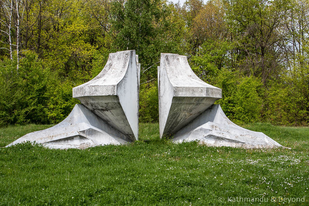 Crystal Flower Monument Sumarice Memorial Park Kragujevac Serbia-2