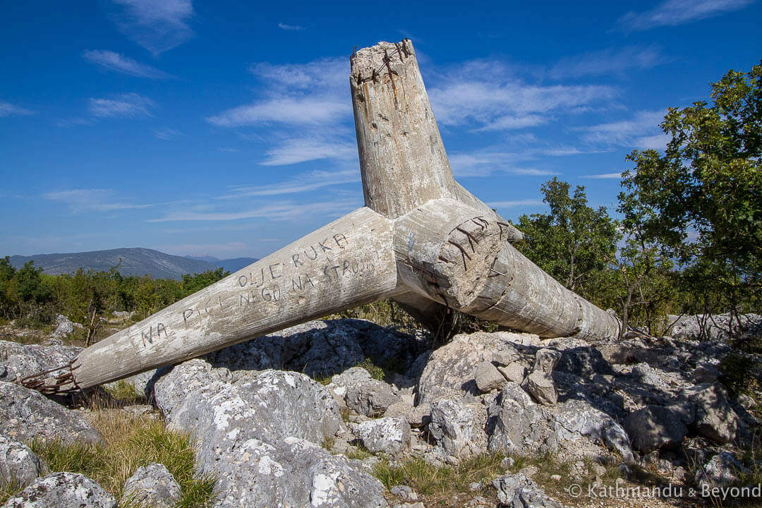 Monument to the 1st Split Partisan Detachment Kosute Croatia-2