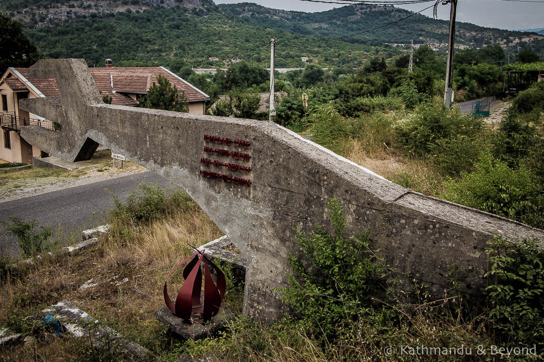 Monument to the Fallen Victims of the National Liberation War (The Fork) Vranjske Njive Montenegro -3 (1)