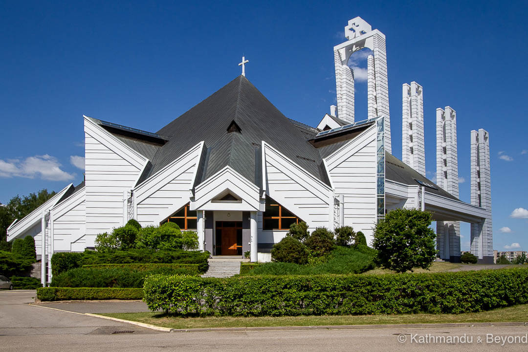 Queen of the Virgin Mary Martyrs Church Elektrenai Lithuania-30