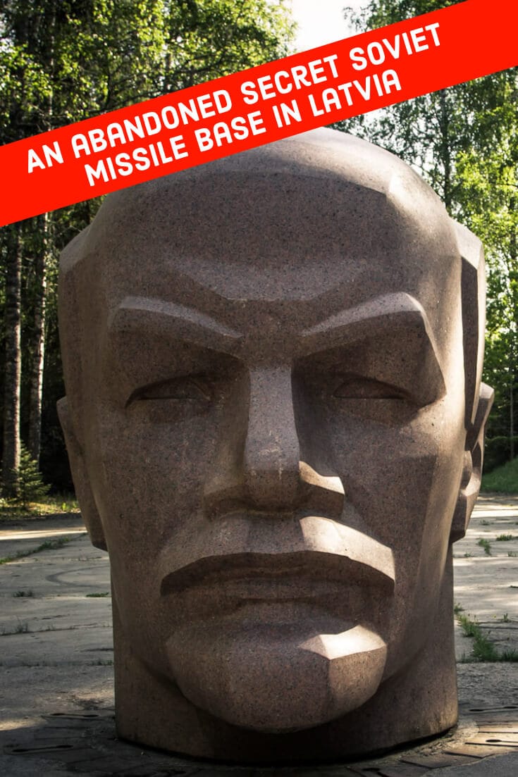 Visiting Zeltini Missile Base #travel #latvia #zeltini #missilebase #leninstatue #offthebeatenpath #europe #baltics #balticstates #darktourism #abandonedplaces #lenin