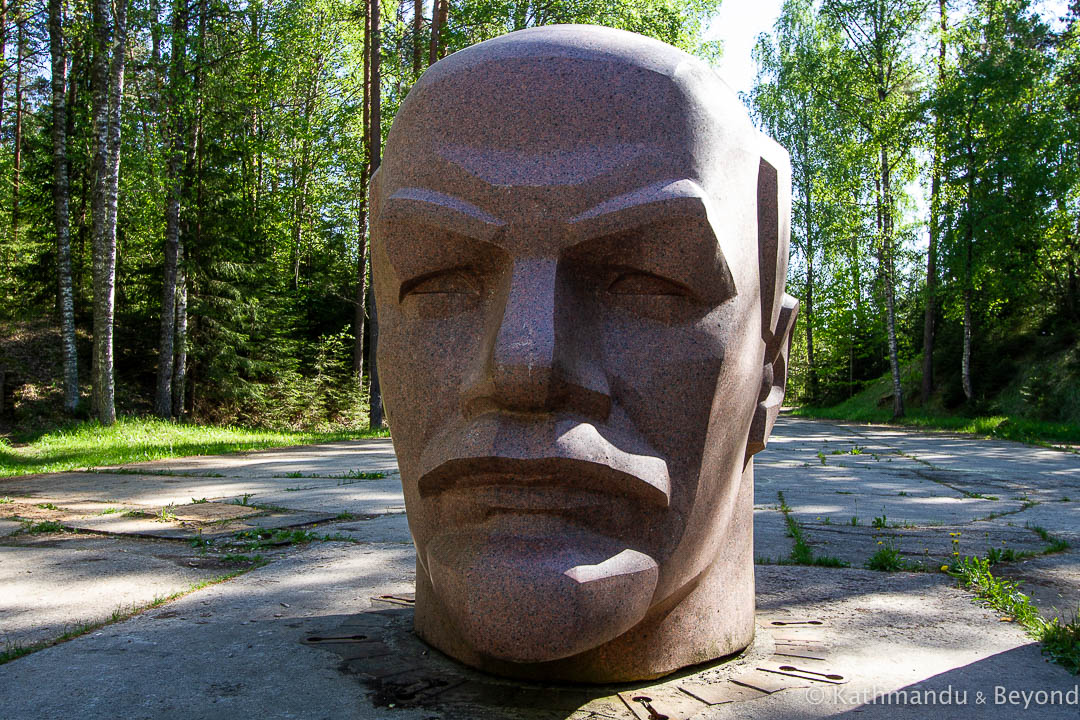 Monument to Vladimir Lenin at Zeltini Missile Base, Latvia | Soviet monument | former USSR