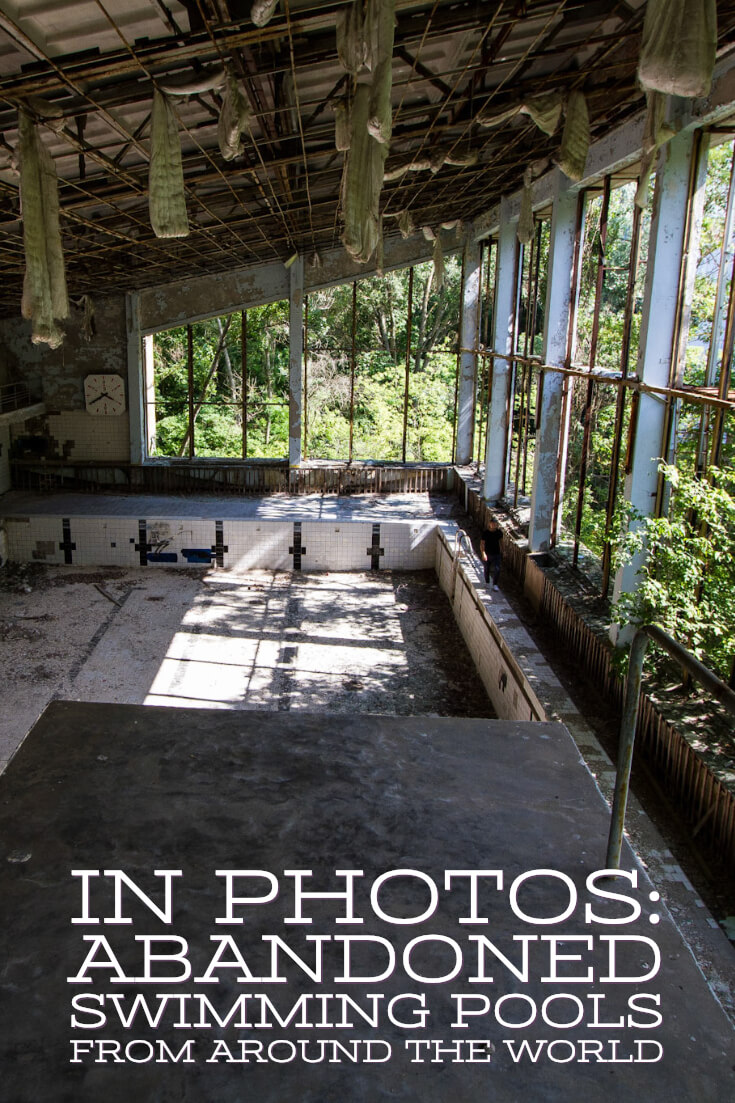 In photos - Abandoned swimming pools #abandonedplaces #urbex #urbanexploration #abandonedswimmingpools #foresaken