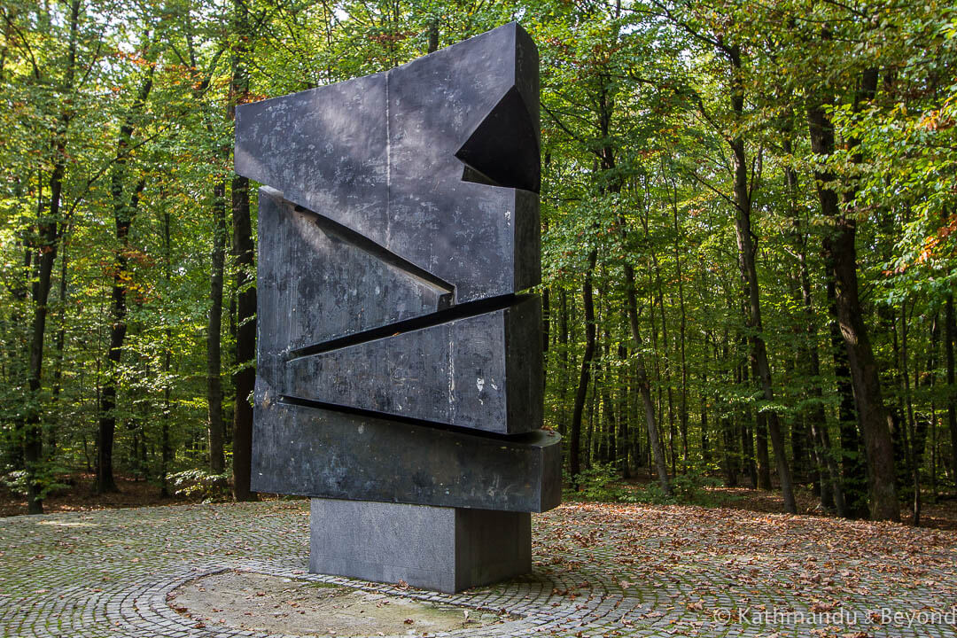 Monument to Revolutionaries Before the War Dotrscina Memorial Park Zagreb Croatia-3