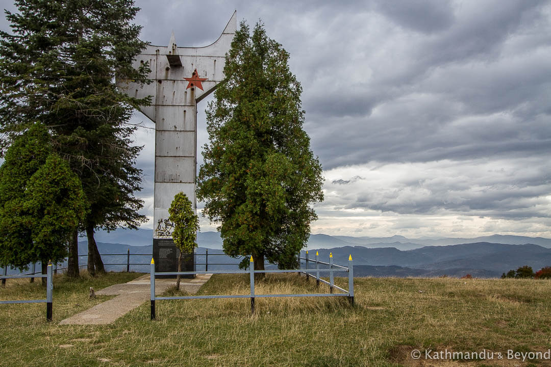 Monument to the Fallen Partisan Detachment from Zenica Smetovi Hill Park Zenica Bosnia and Herzegovina-4