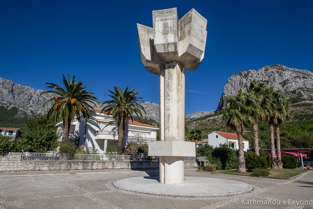 Monument to the National Liberation War Zaostrog Croatia