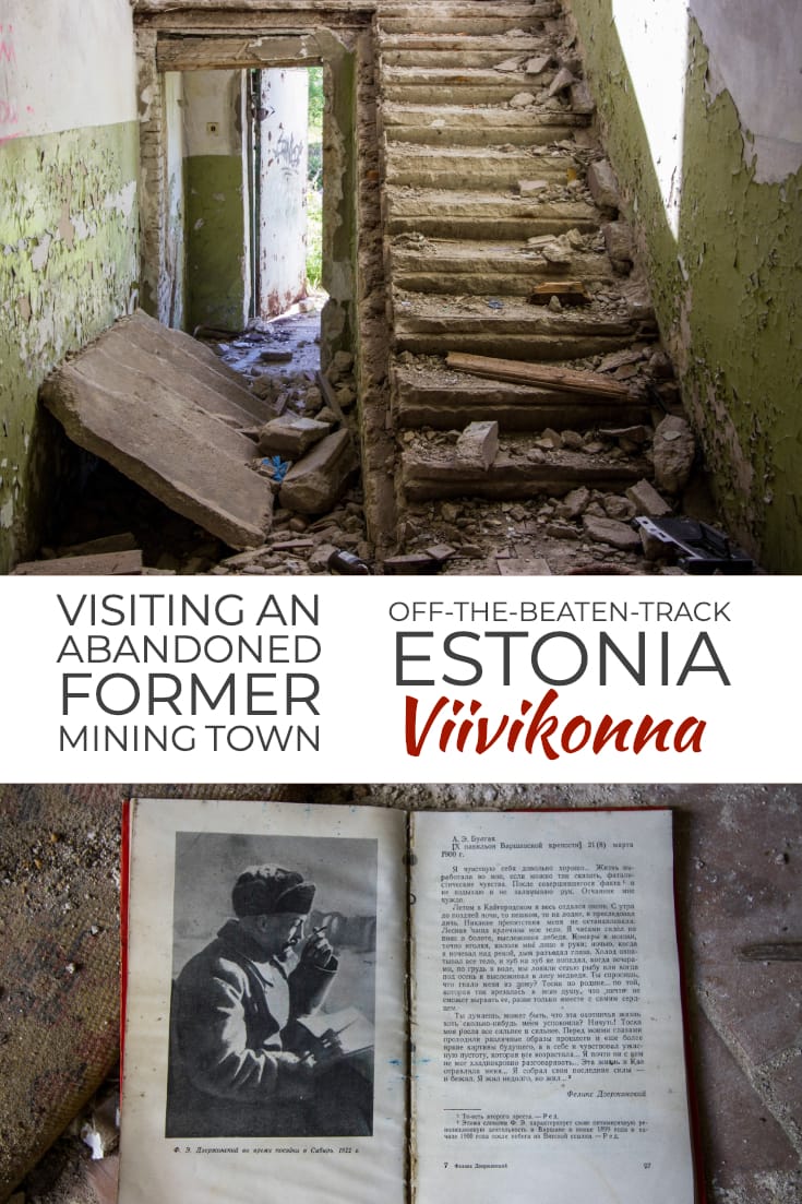 Off-the-beaten-track Estonia_ Visiting the former mining town of Viivikonna #abandonedplaces #ghosttowns #formerussr #urbex #estonia #balticstates #baltics #europe #urbandecay #oldbooks #lenin