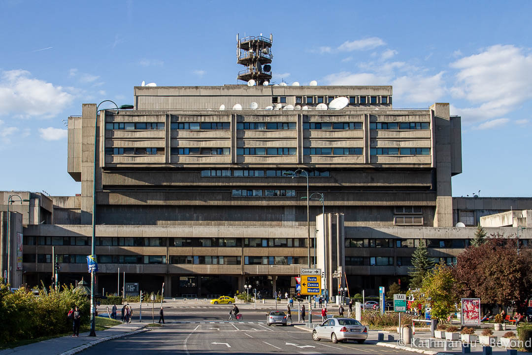 Radio and Television of Bosnia and Herzegovina (BHRT) building Sarajevo Bosnia and Herzegovina-8-2