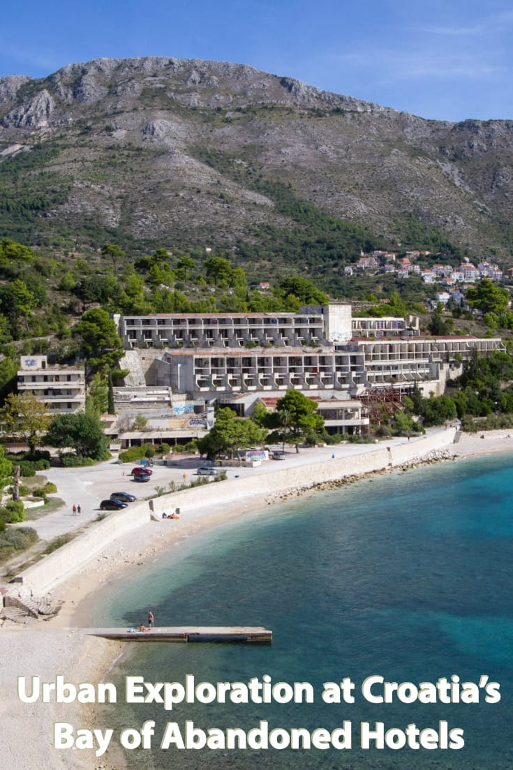 Urban exploration the Bay of Abandoned Hotels in Kupari #Croatia #travel #abandonedplaces #urbex #europe