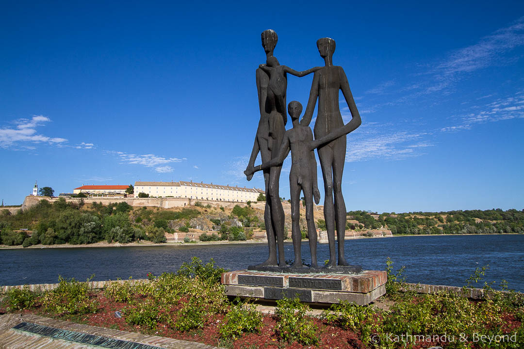 Zrtvama Racije Vojvodina monument (‘Family’ or Monument to the Victims of the Raid) Novi Sad Serbia-1