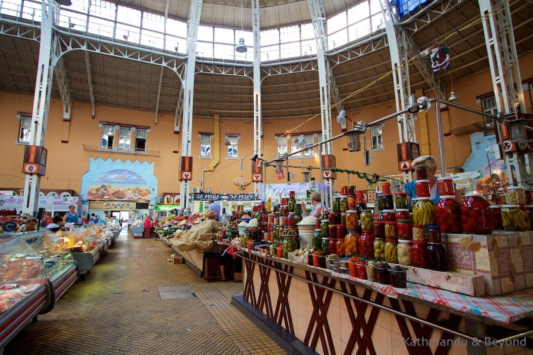 Besarabsky Market Kiev Ukraine 