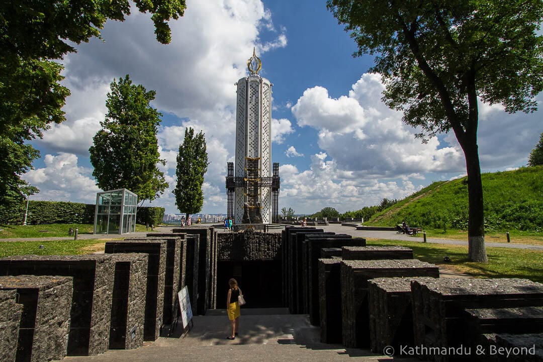 Holodomor Memorial Vichnoy Slavy Park Kiev Ukraine