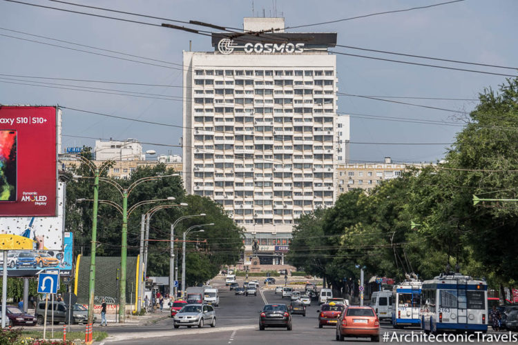 Hotel Cosmos in Chisinau, Moldova | Soviet architecture
