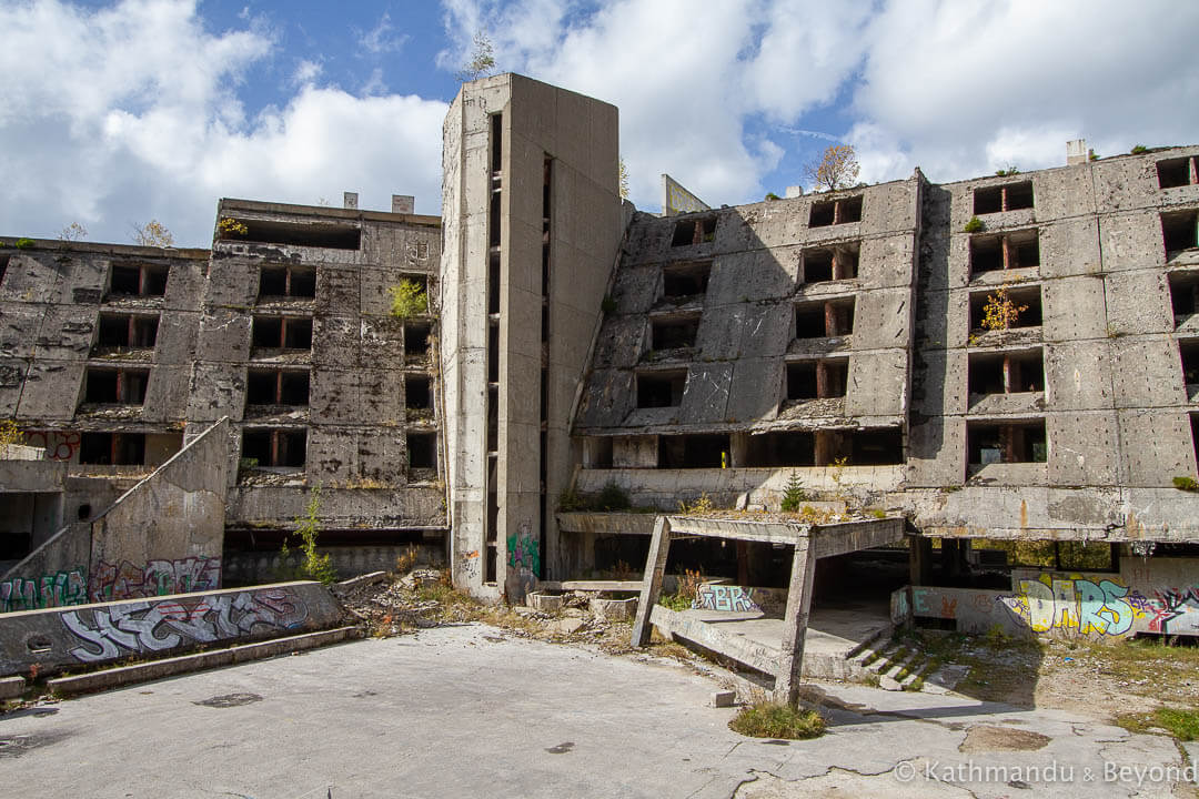 Former Hotel Igman in Igman, Bosnia & Herzegovina | Brutalist | Socialist architecture | former Yugoslavia