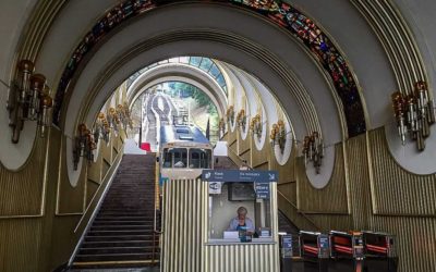 Kyiv Funicular Poshtova (Lower station)