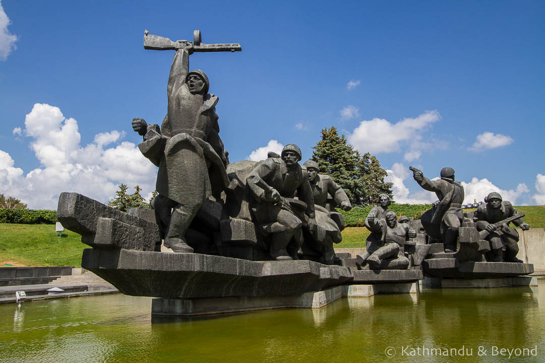 ‘Forced crossing of the Dnieper’ Museum of The History of Ukraine in World War II Memorial Complex Kiev Ukraine-2-2